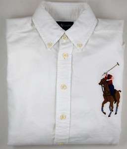 NWT Boys POLO RALPH LAUREN Big Pony Oxford Shirt 14 16  