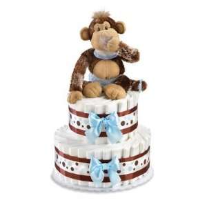   Baby Gift Basket Baby Shower Centerpiece by Peachtree Baby Cakes Baby