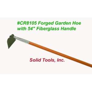   Forged Garden Hoe with Long Fiberglass Handle Patio, Lawn & Garden