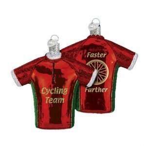  Old World Christmas Bicycle Jersey Ornament