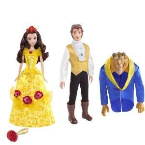  Disney Princess Magical Roses Belle Doll and Transforming 