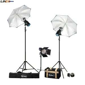  450 w/s 3 Studio Flash Lighting Kit with Umbrella