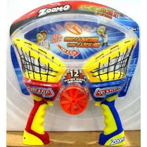  Zoom O 2 Pack Disc Launcher Set (Colors Vary) Toys 