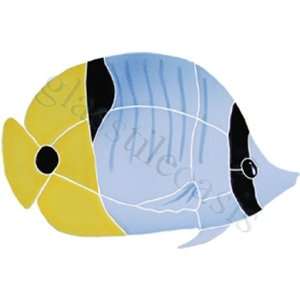 Small Multi Color Butterfly Fish Pool Accents Multi Color Pool Glossy 