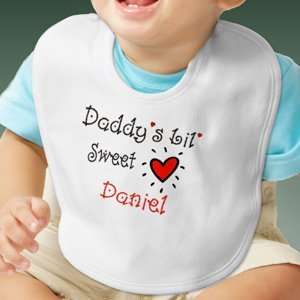  Personalized Baby Bib   Little Sweetheart Design Baby