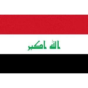  Iraq Current Flag Pack of 6 x 6inch x 4 inch Photographic 