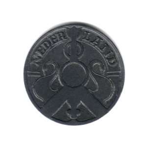  1941 Netherlands 2 1/2 Cents Coin KM#171   World War II 