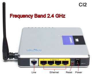 Linksys Wireless G ADSL 2 Gateway WAG 200G Modem Router  