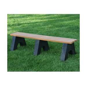 JAYHAWK PLASTICS Sport Outdoor Benches   Gray  Industrial 