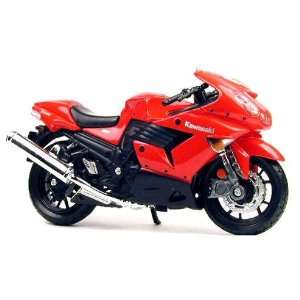   Metal 2 Wheelers, Kawasaki ZX 14 Motorcycle, 118 Scale. Toys & Games