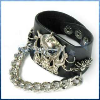 studded leather wristband bracelet sku 13 s000100506 view big image