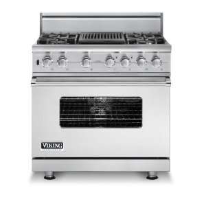    Viking VDSC5364QSSLP 36 Inch Freestanding Range Appliances