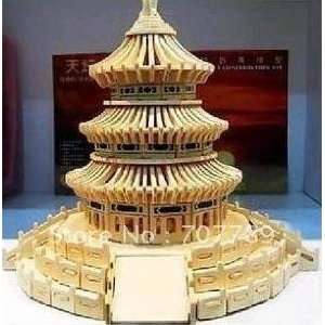  3d wood puzzle wooden model miniature doll house model toy 