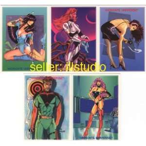com Steve Worons Female Fantasy Pin Up CARD 10 Years 1983   1993 #4 