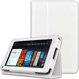  5IN1 White Leather Case Cover with Stand/Screen Protector 