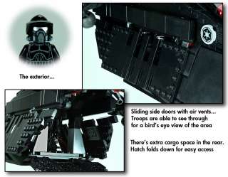   Custom Black OPs Gunship Lego Star War 7676 Republic Attack  