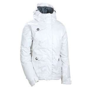  686 Womens Snowboard Jacket Reserved Luster White Heather 