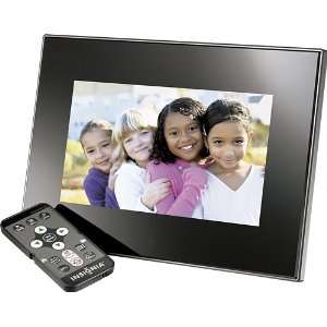   Widescreen LCD Digital Photo Frame   Black