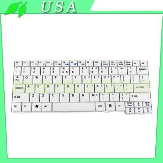 keyboard for acer aspire one series white us description 1 replacement 