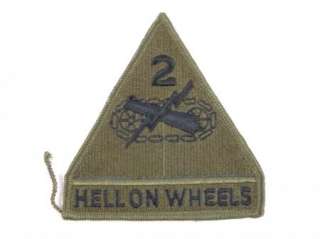 US Army ACU Uniform Unit 2nd Armored Division Hell on Wheels Patch 