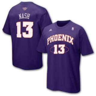 Phoenix Suns Steve Nash Purple Adidas Jersey T Shirt sz XL  