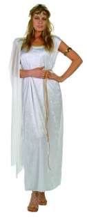 ATHENA ADULT COSTUME GREEK GODDESS ROMAN WOMAN COSTUMES DRESS TOGA 
