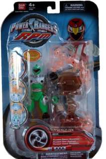 Power Rangers RPM Auxiliary Trax Ranger Green Guardian  