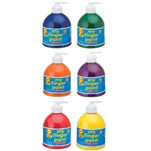  My Finger Paints Complete Set of 6 Colors 1 Green, 1 