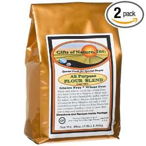 Gifts Of Nature All Purpose Flour Blend, 48 Ounce Bags (Pack of 2)