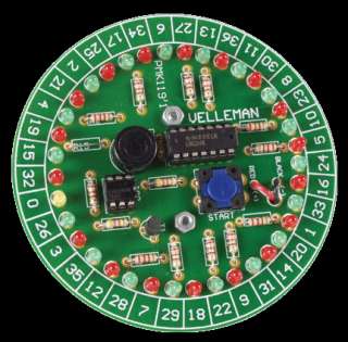 Velleman MK119 Electronic LED Roulette Game Kit  