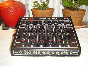   Six, 6 Channel Mixer Power Amplifier with Spring Reverb & Eq, Vintage