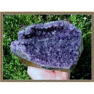  Huge Deep Purple Amethyst Druzy Geode Crystals Specimen 