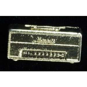   SLP Vintage Marshall Head Amp Vintage Pin  Gold Musical Instruments