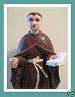 Tall Rare Old Carved Wood Santos Saint Anthony