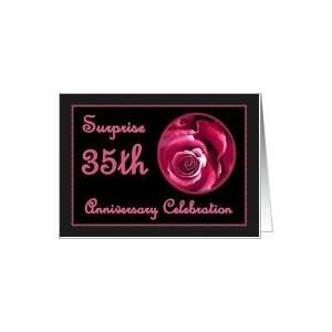  Surprise 35th Anniversary Party Card Health & Personal 