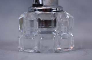 VINTAGE MIKASA CRYSTAL TABLE LIGHTER BUTANE GERMANY CIGARETTE CLEAR 