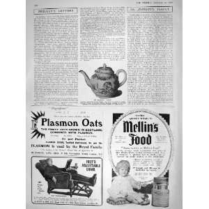  1909 DR. JOHNSON TEAPOT PEMBROKE MELLINS FOOD PLASMON 