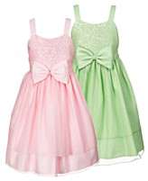 Princess Faith Kids Dress, Girls Sequin Bow Dress