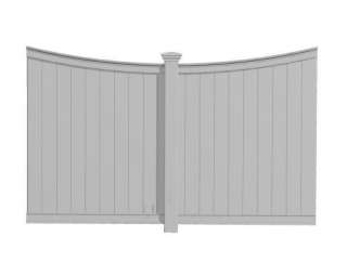   Optional 1 Privacy Panel Vinyl Fence for New England Arbors Pergolas