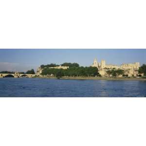 Arch Bridge Across a River, Avignon Bridge, Rhone River, Avignon, Cote 