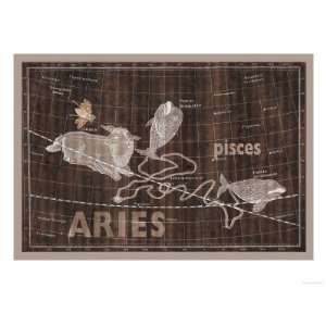  Pisces and Aries Giclee Poster Print, 36x48