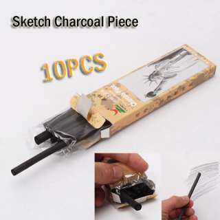 10 Pcs Charcoal Piece Bar Art Natural Pencil Sketch Drawing Artist 