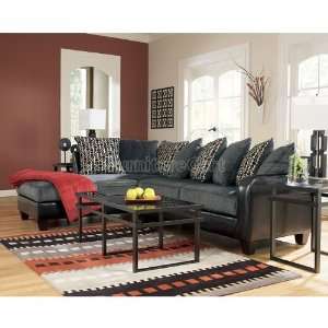 Ashley Furniture Jersey   Pewter Sectional Living Room Set 37601 sec 