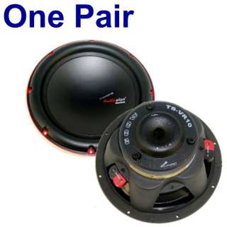 PAIR 10 AUDIOPIPE TS VR10 AUDIO 600W DVC SUBWOOFERS TS VR10  