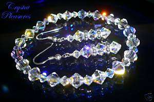 Swarovski Crystal AB Aurora Borealis 8 Bracelet SET  