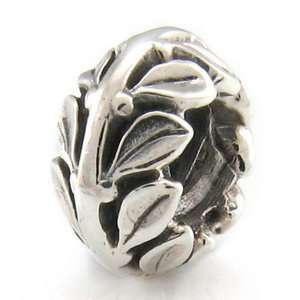 Authentic OHM Olive Branch Bead Fits Pandora Chamilia Troll Charm 