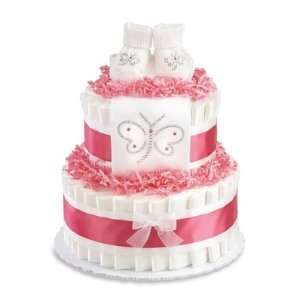  Layette Baby Diaper Cake   Butterfly Baby