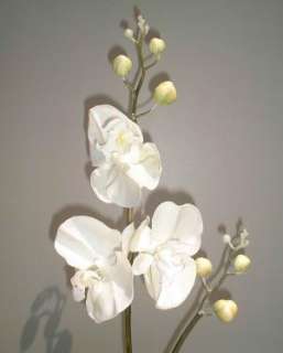 Snow Orchid   20 (51cm)   Artificial Flower Faux Plant  