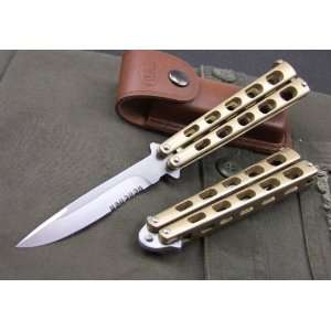   blade PMETAL Practice BALISONG BUTTERFLY Knife Trainer Stainles Steel