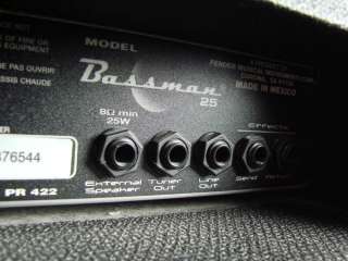 Fender Bassman 25 Bass Practice Combo Amp Amplifier  